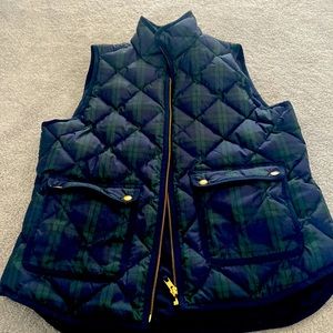 J. Crew zip up vest
